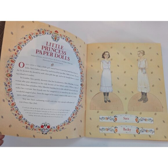 Little Princess Paper Dolls Book By Judith Sutton Illustrated New Uncut - Picture 2 of 4